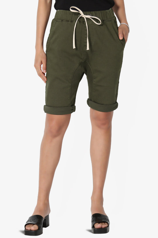 Blake Drop Crotch Jogger Denim Shorts