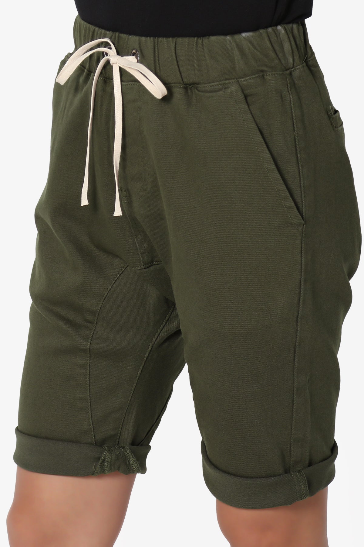 Blake Drop Crotch Jogger Denim Shorts