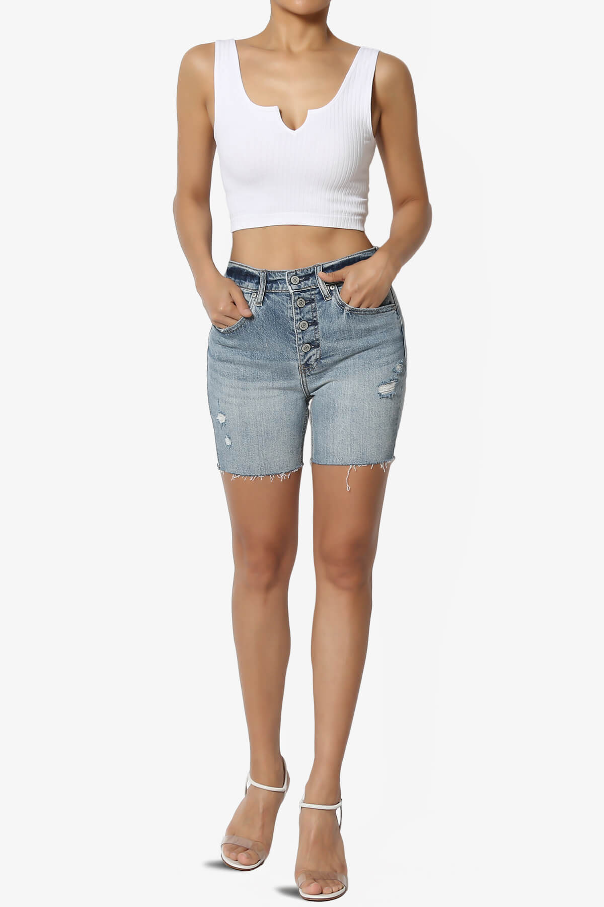 Effie Scoop Neck Ribbed Seamless Crop Tank Top WHITE_6