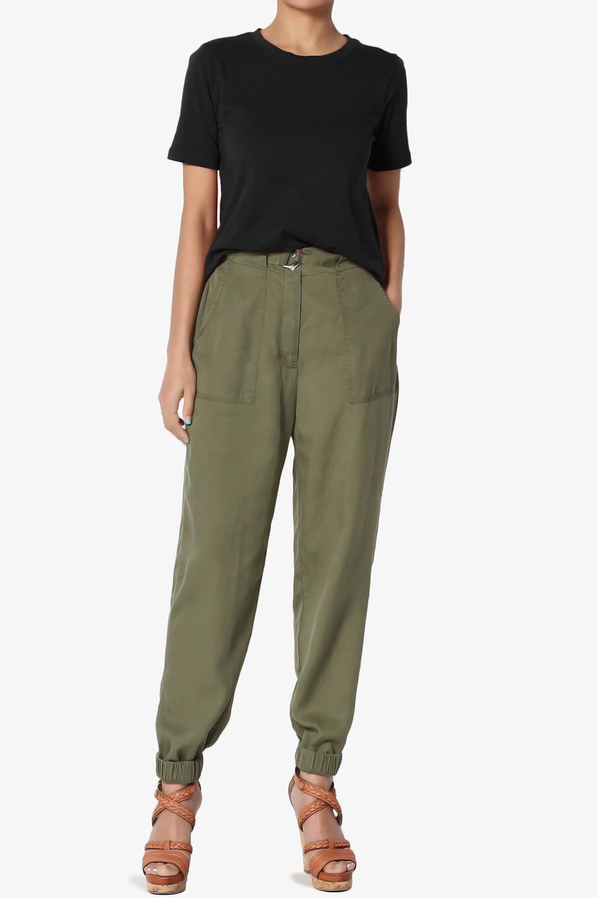 Elora Crew Neck Short Sleeve T-Shirt BLACK_6