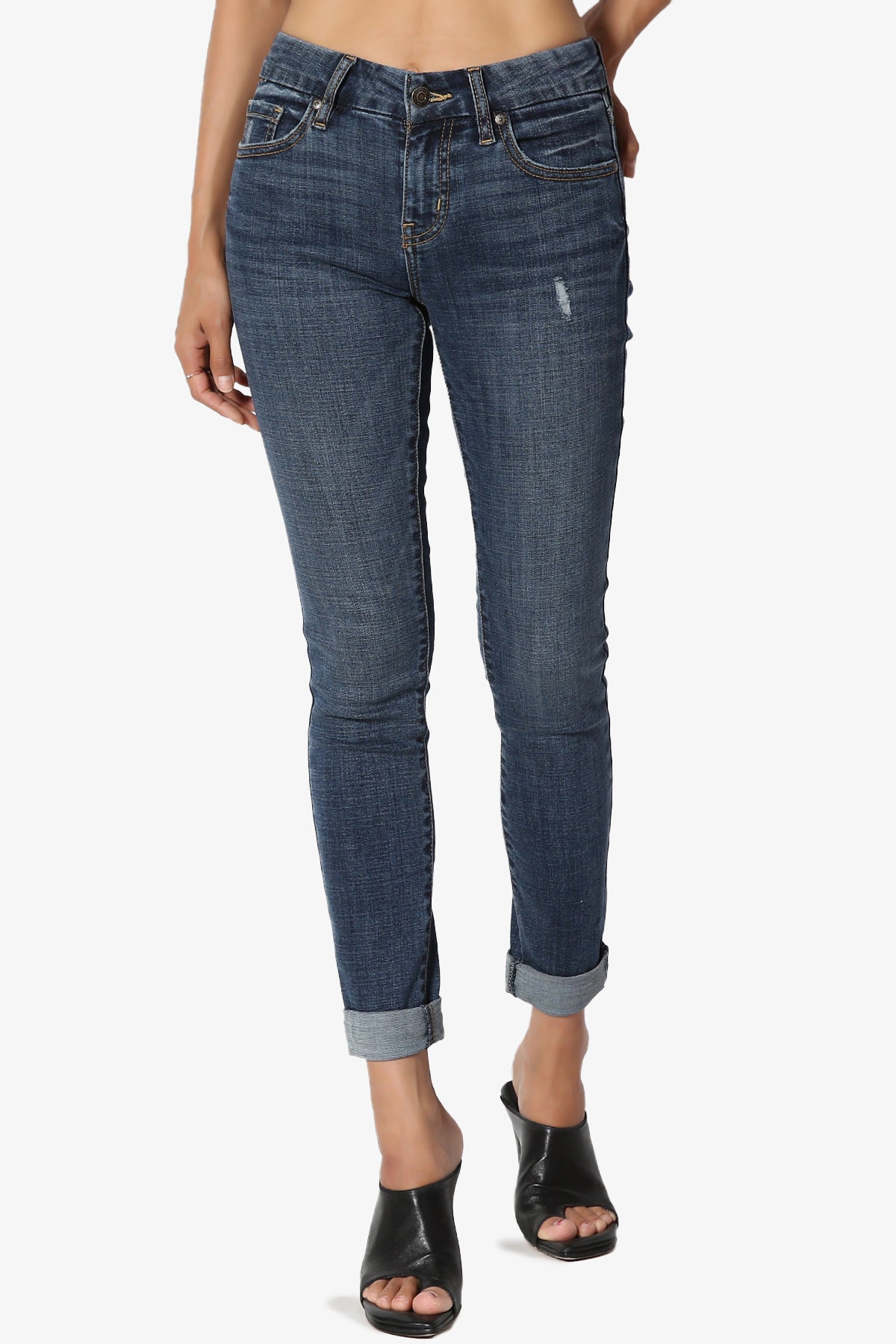 Greta Roll Up Skinny Jeans