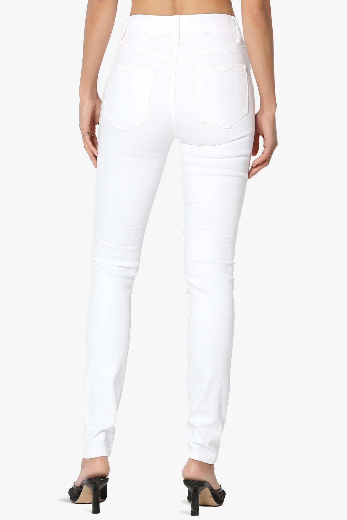 Bella Super High Rise Ripped Skinny Jeans