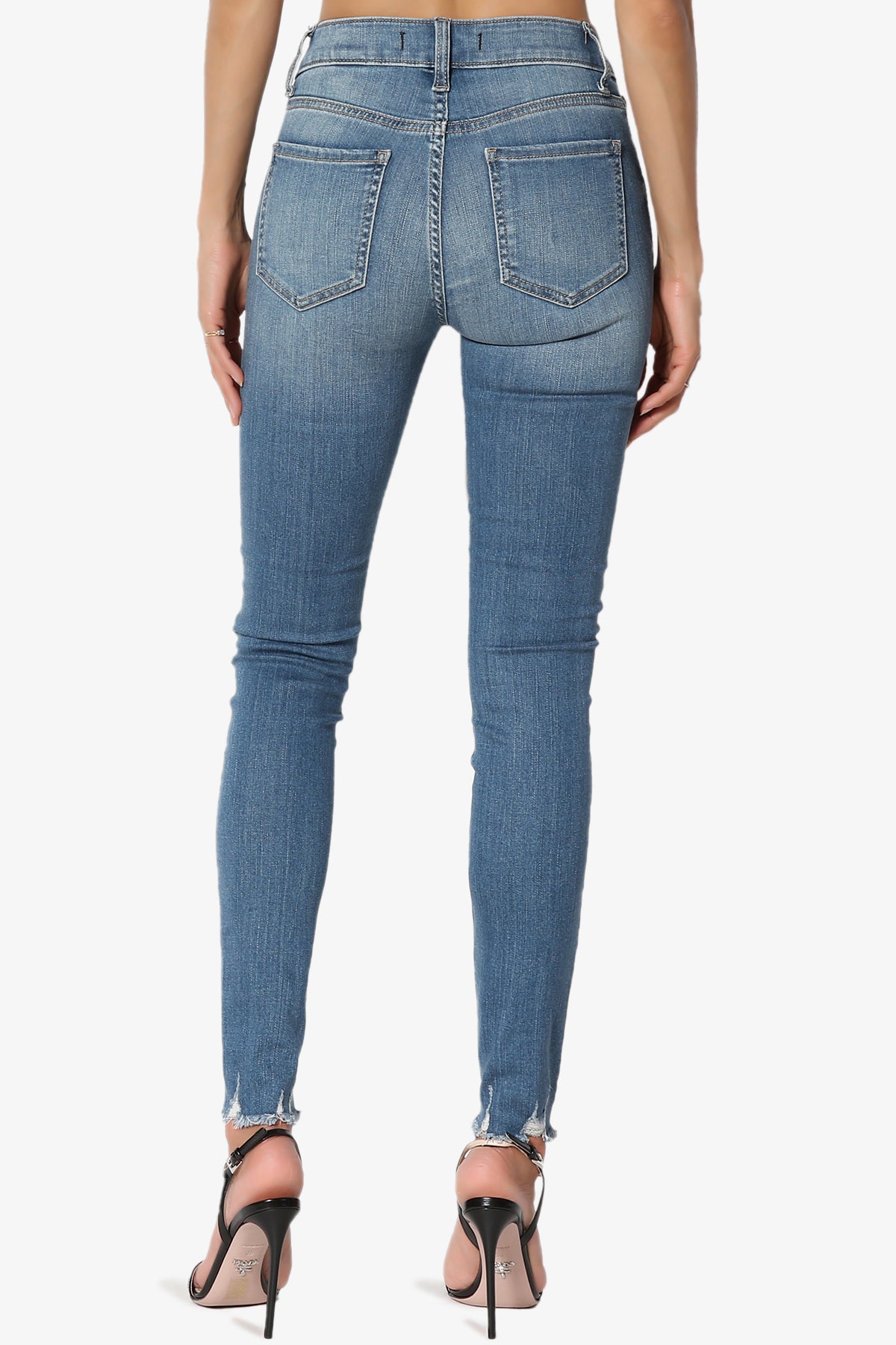 Clara Ripped High Rise Crop Skinny Jeans in HAS MD MEDIUM_2