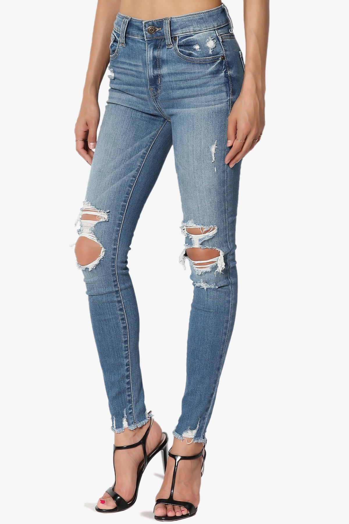 Clara Ripped High Rise Crop Skinny Jeans in HAS MD MEDIUM_3
