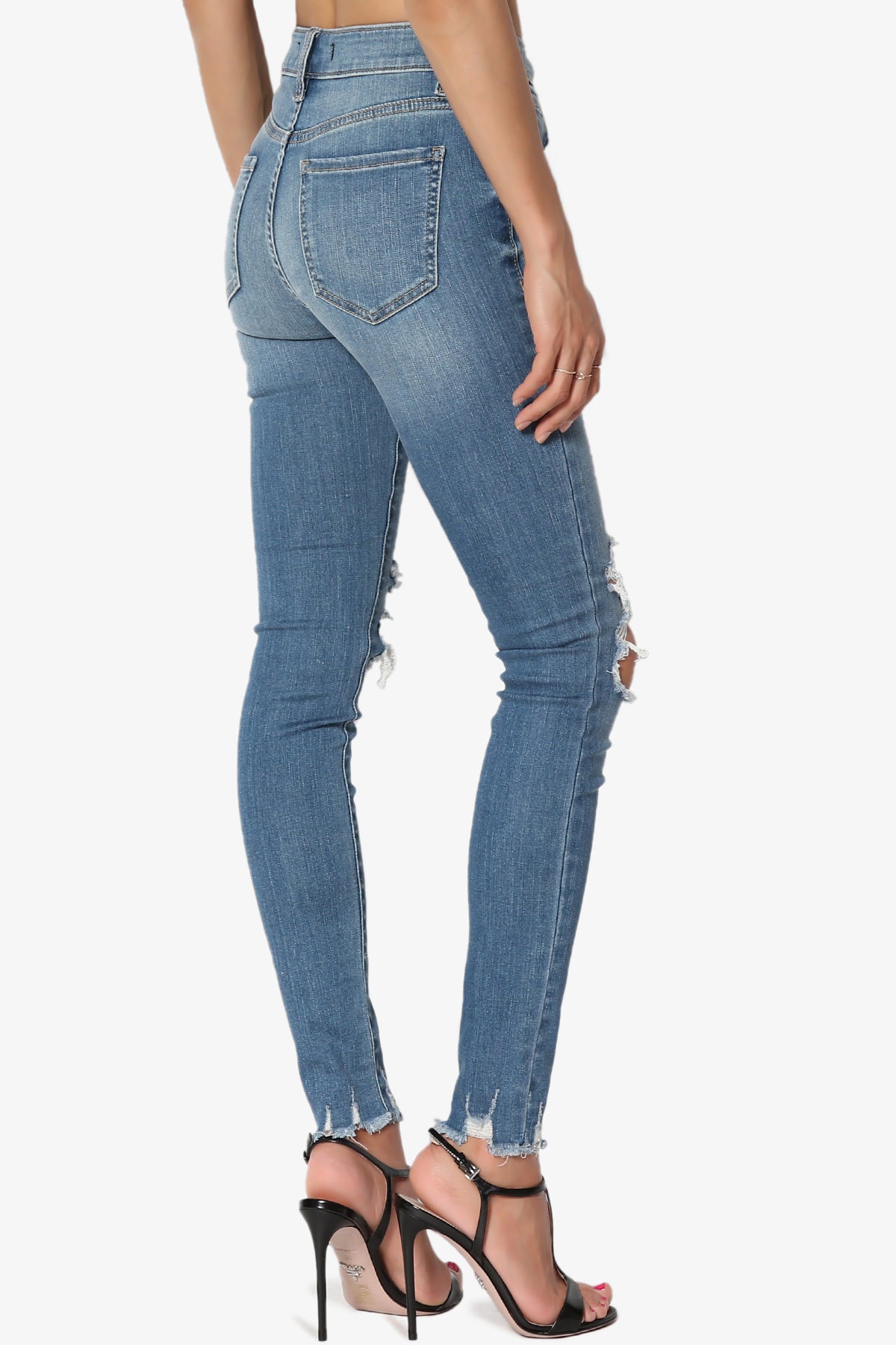 Clara Ripped High Rise Crop Skinny Jeans in HAS MD MEDIUM_4