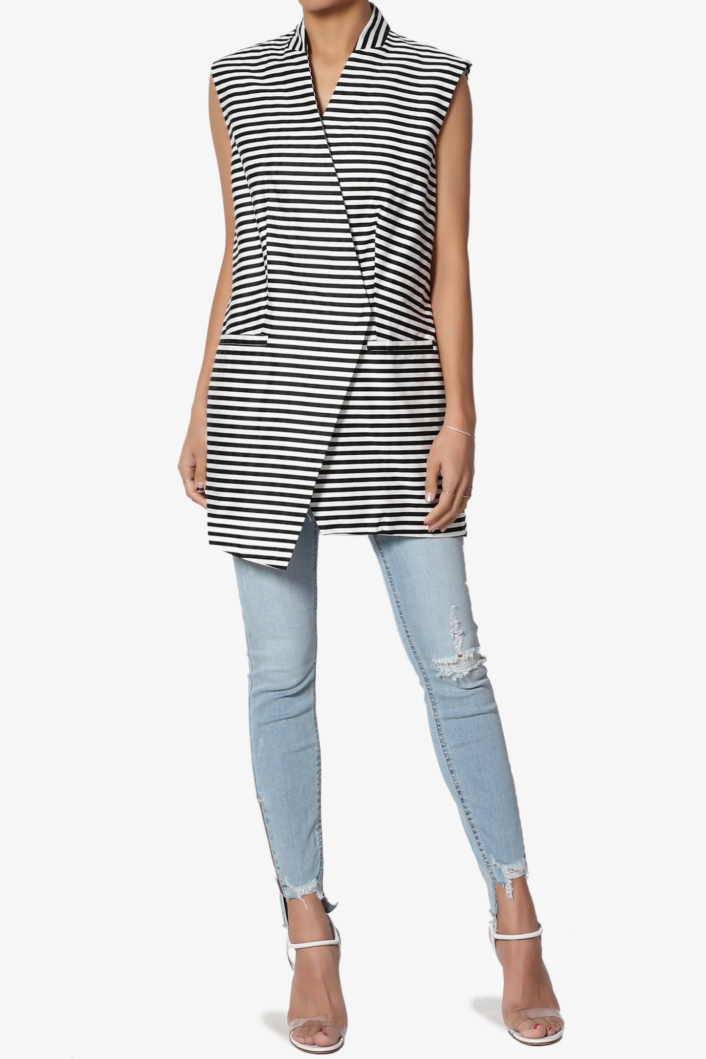 Clara High Rise Zip Crop Skinny Jeans