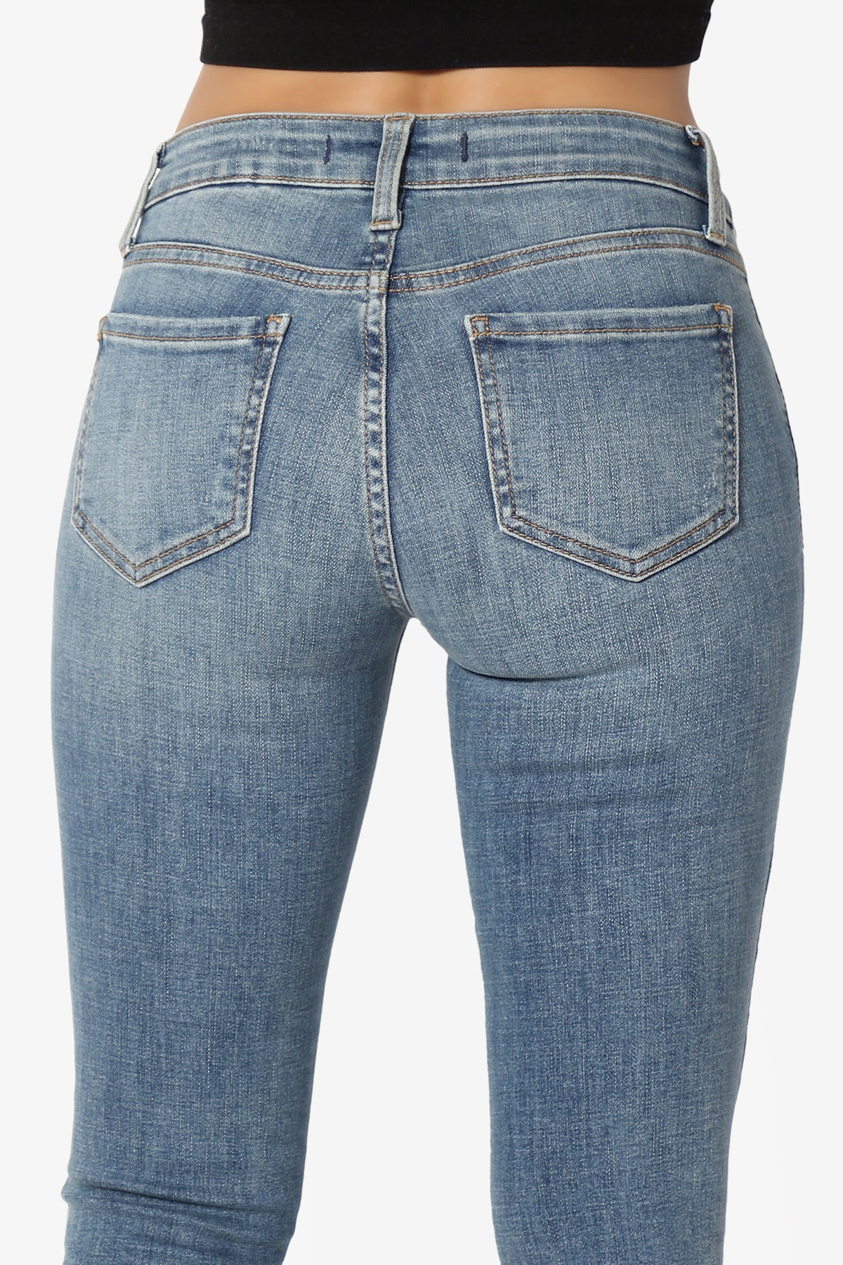 Imogen Mid Rise Bootcut Jeans in Wild Medium