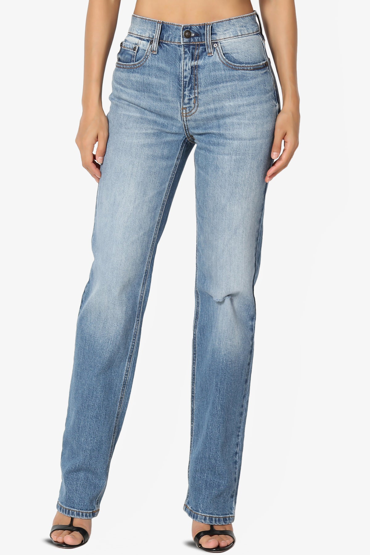 Codi High Rise Dad Jeans in Dark
