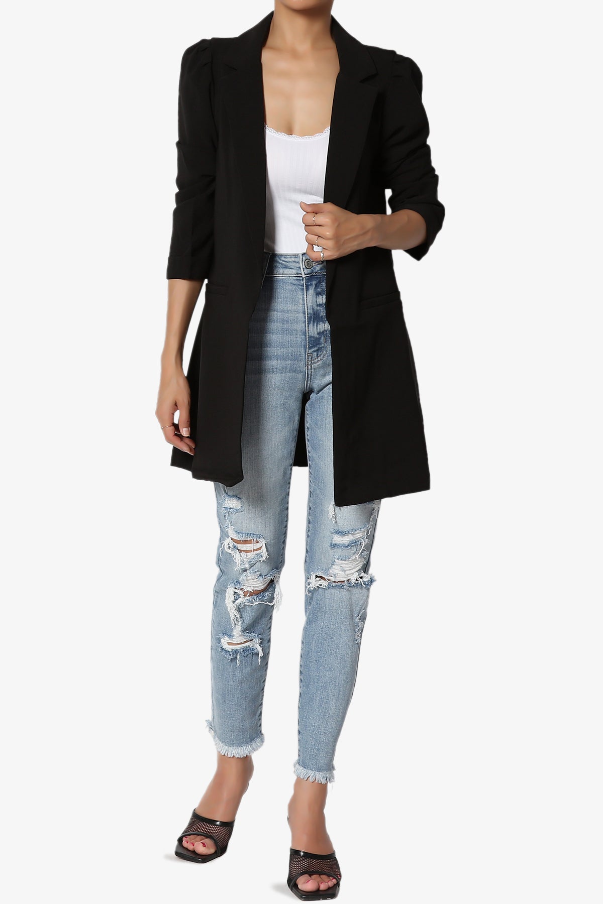 Tobi Ripped Super High Rise Mom Jeans