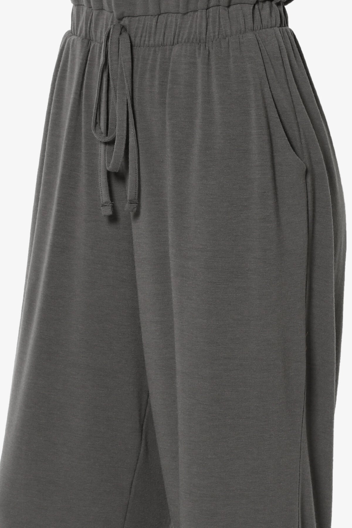 Entrada Button Scoop Neck Tank Jogger Jumpsuit ASH GREY_6