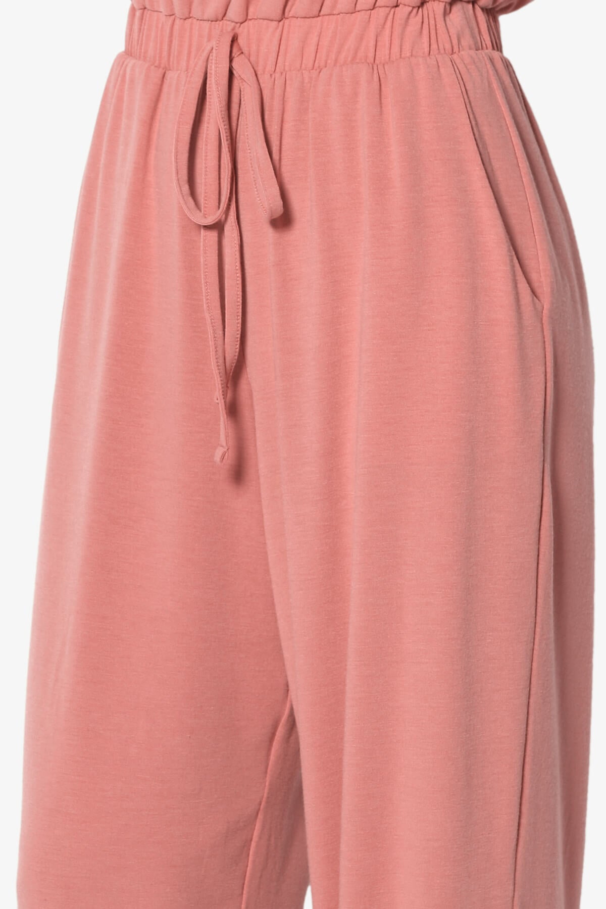 Entrada Button Scoop Neck Tank Jogger Jumpsuit ASH ROSE_6