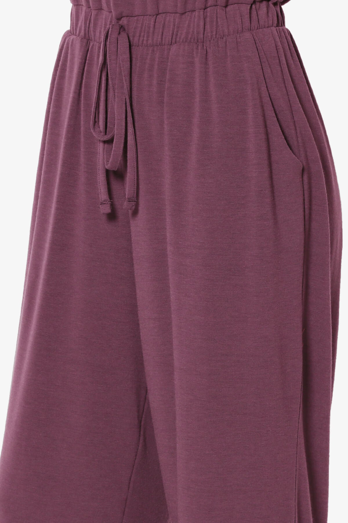 Entrada Button Scoop Neck Tank Jogger Jumpsuit DUSTY PLUM_6