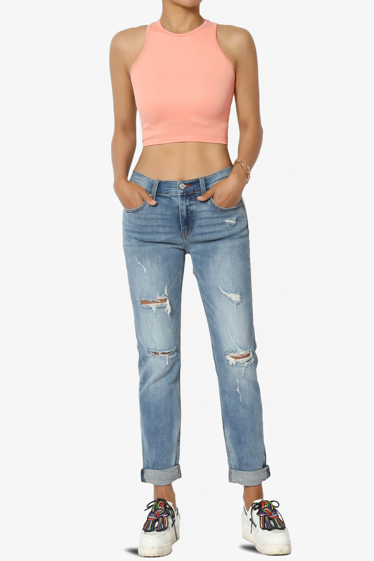 Jessa Ribbed Seamless Crop Tank Top LIGHT PINK_6