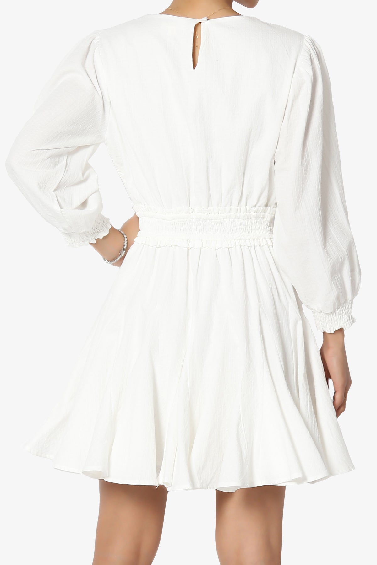 Viola Embroidered Cotton-Voile Mini Dress