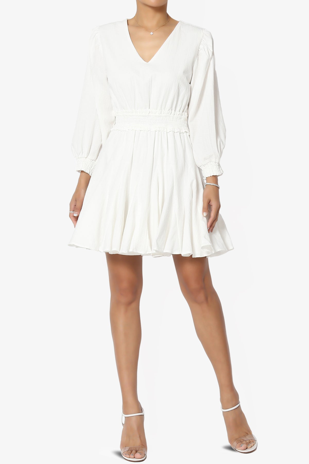Viola Embroidered Cotton-Voile Mini Dress