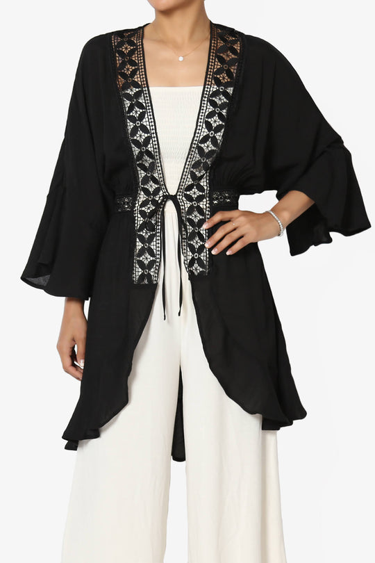 Kayla Lace Trim Kaftan