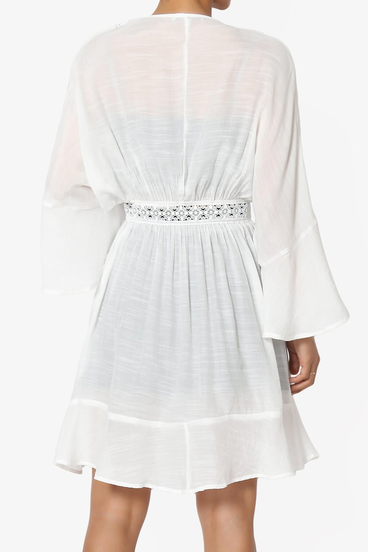Kayla Lace Trim Kaftan OFF%20WHITE_2