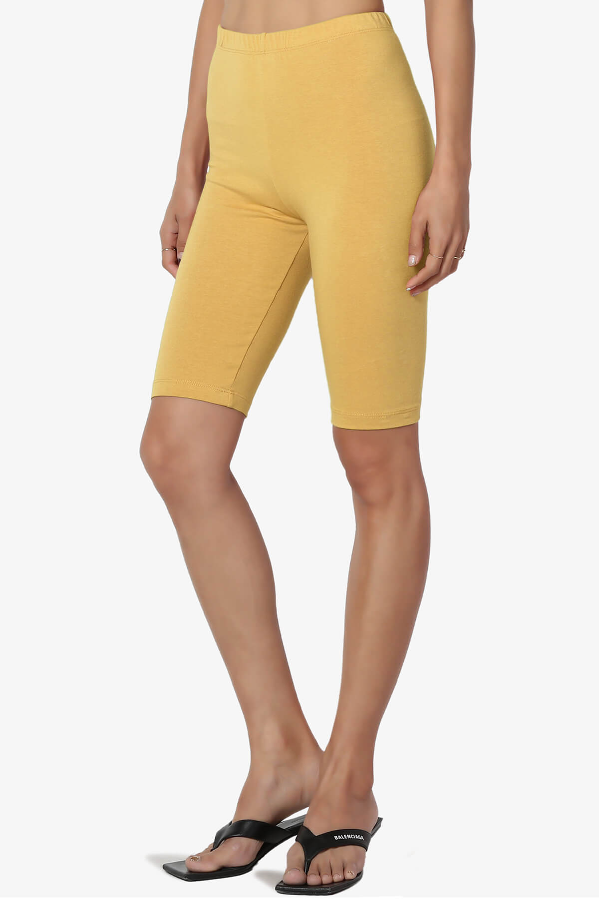Kite Cotton Bermuda Short Leggings LIGHT MUSTARD_3