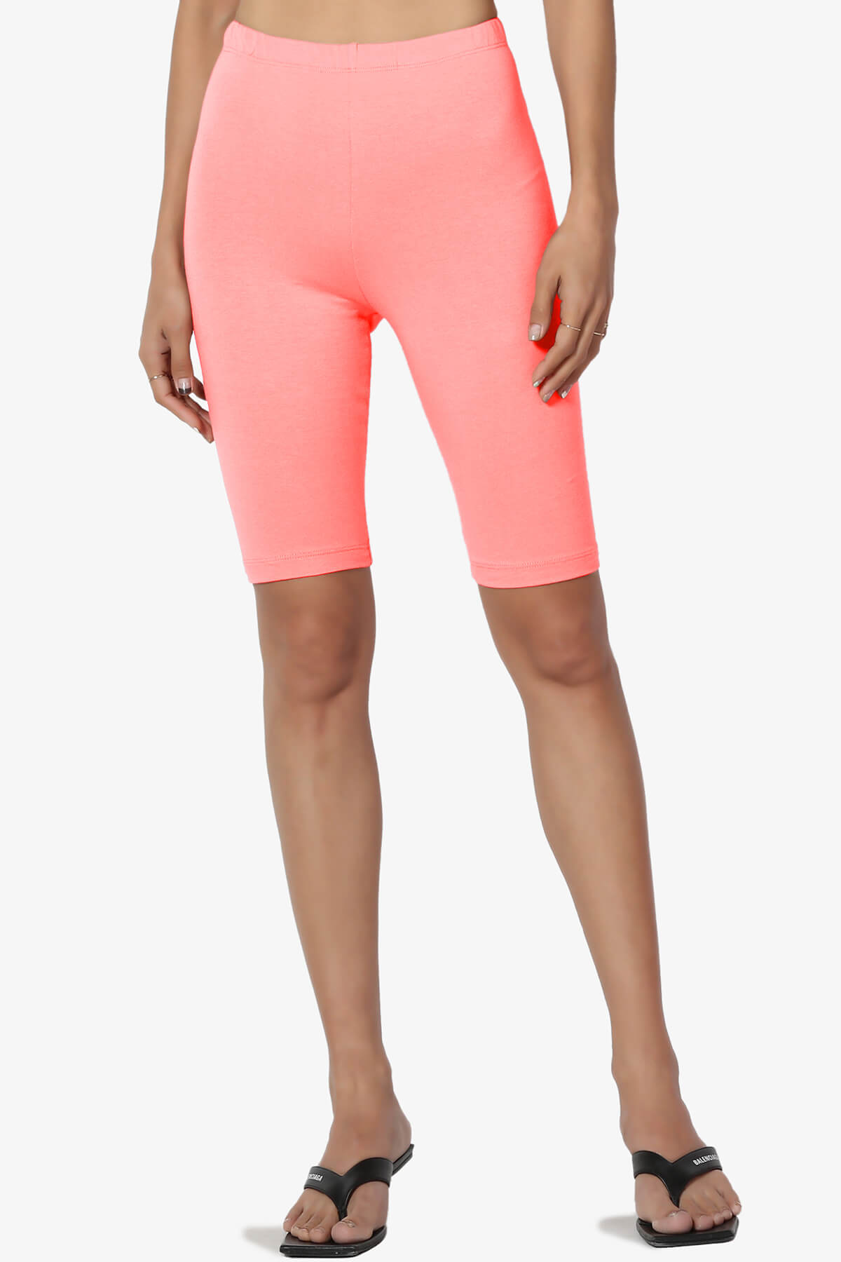 Kite Cotton Bermuda Short Leggings NEON CORAL PINK_1