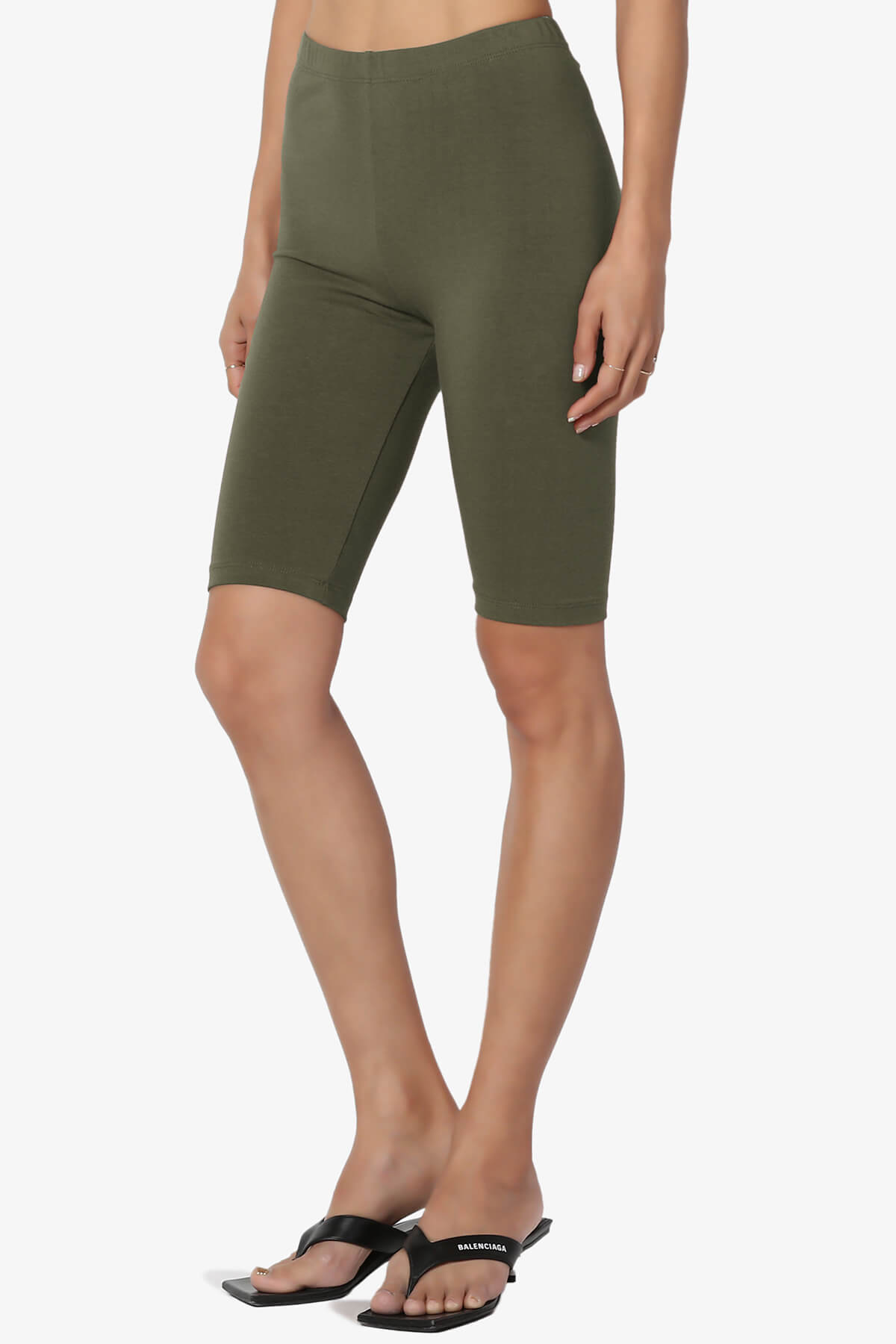 Kite Cotton Bermuda Short Leggings OLIVE_3