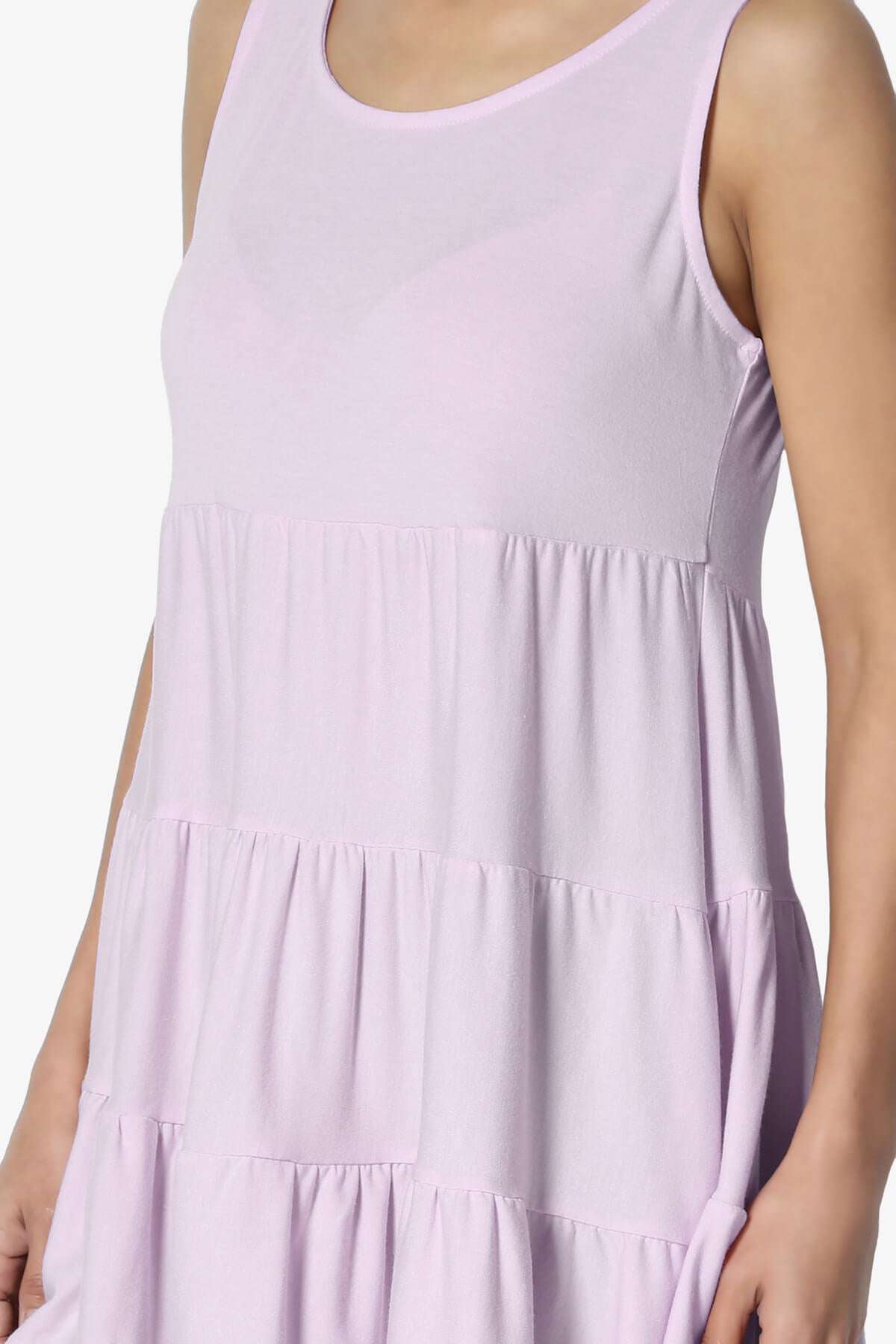 Maiika Sleeveless Tiered Ruffle Top DUSTY LAVENDER_5