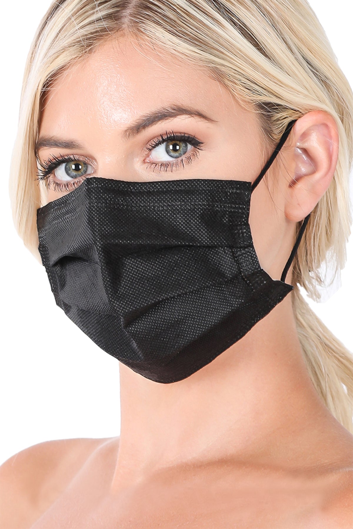 Black Disposable Mask 50 Pcs
