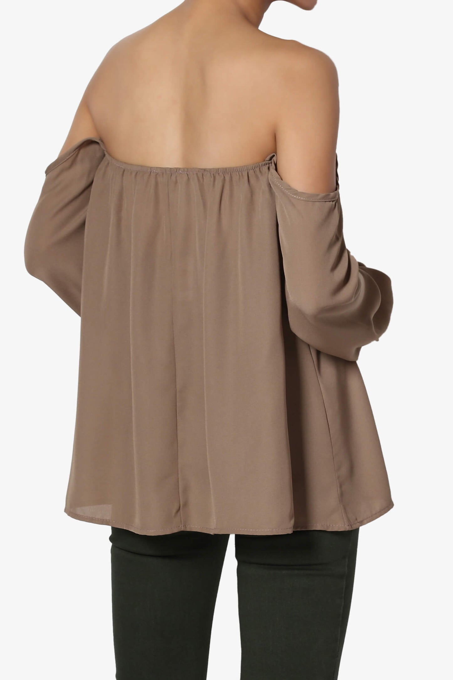 Bali Off Shoulder Blouse MOCHA_2