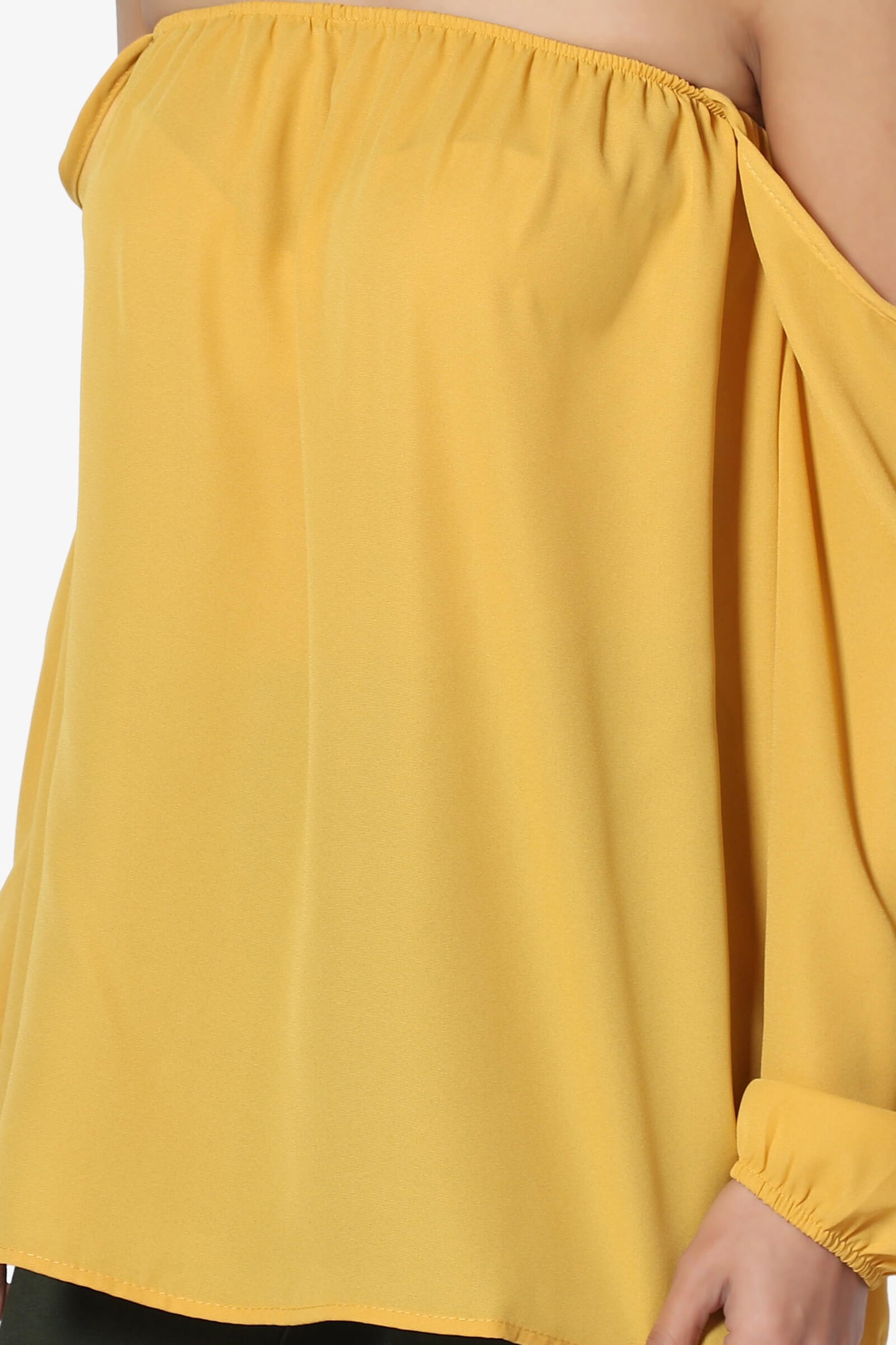 Bali Off Shoulder Blouse MUSTARD_5