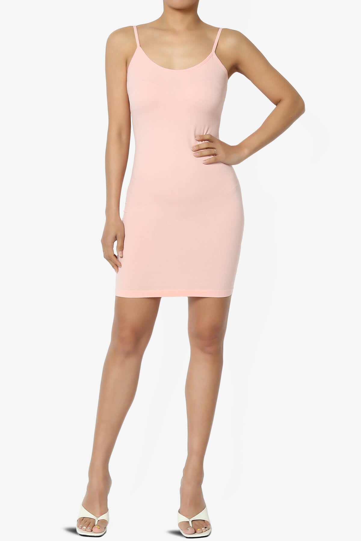 Olivarra Seamless Slip Dress MOCHA_6