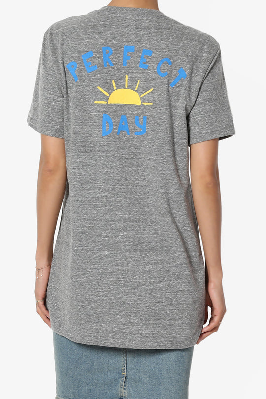 Perfect Day Print Short Sleeve Tee