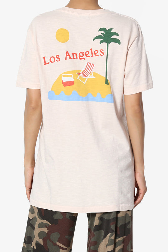 Los Angeles Beach Short Sleeve Tee