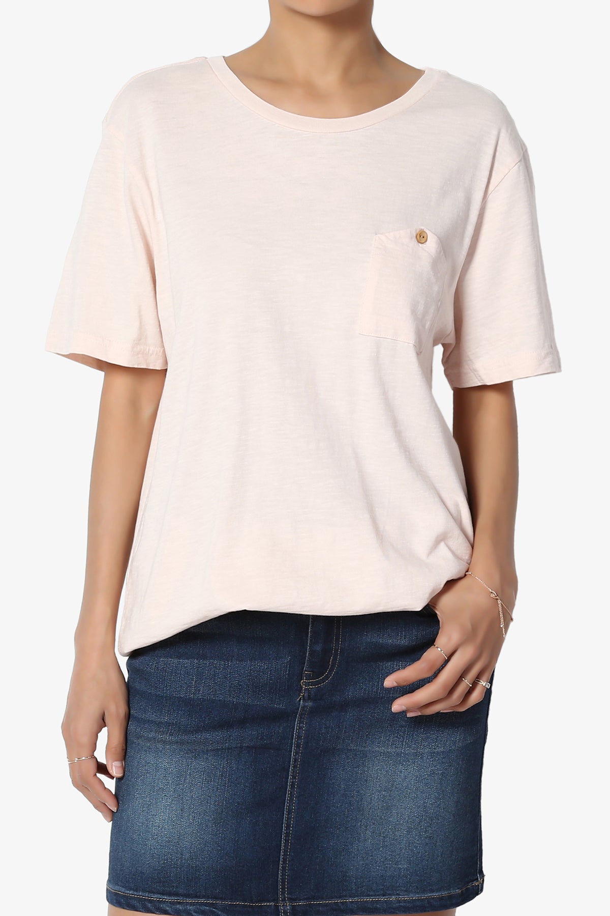 Korie Chest Pocket Short Sleeve Tee