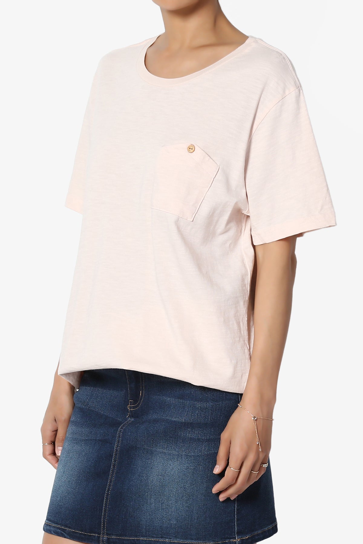 Korie Chest Pocket Short Sleeve Tee