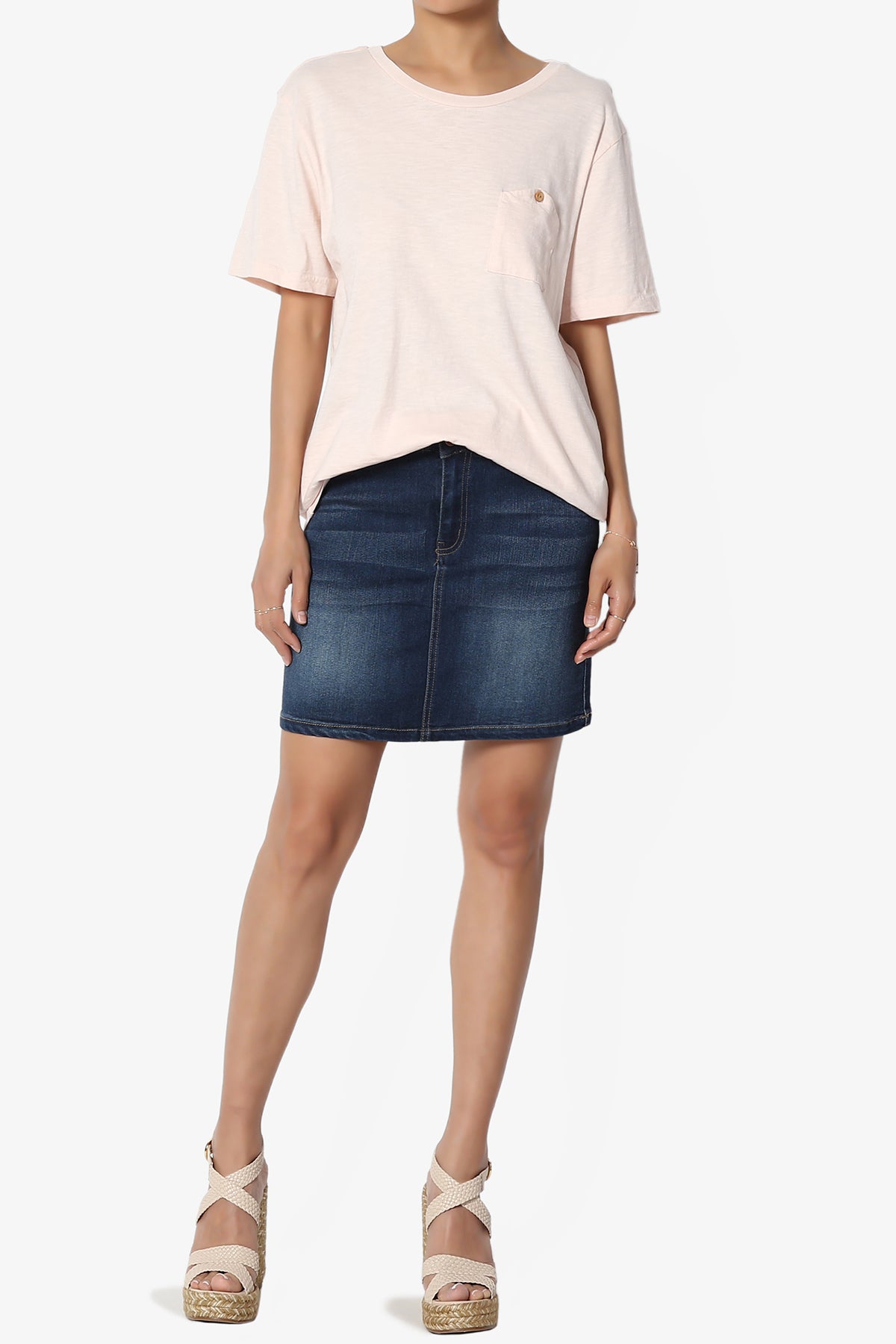 Korie Chest Pocket Short Sleeve Tee