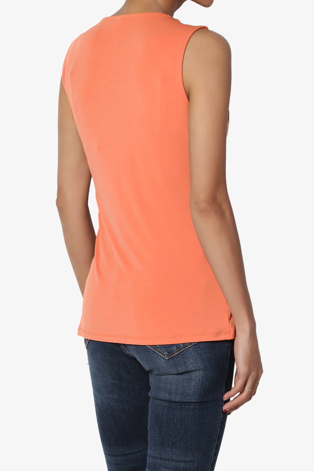 Qutie Knot Front Tank Top ASH COPPER_4