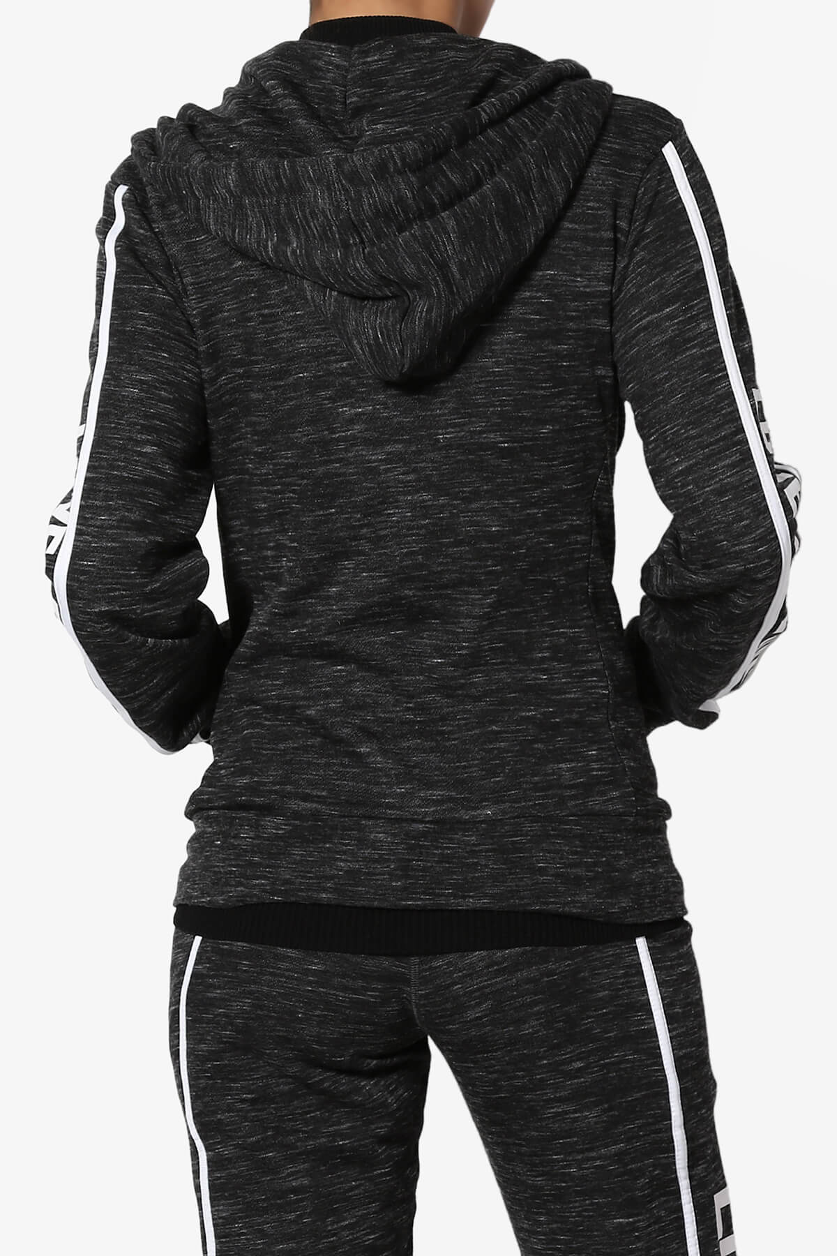 Shawnee Love Zip-Up Hoodie Jacket CHARCOAL_2