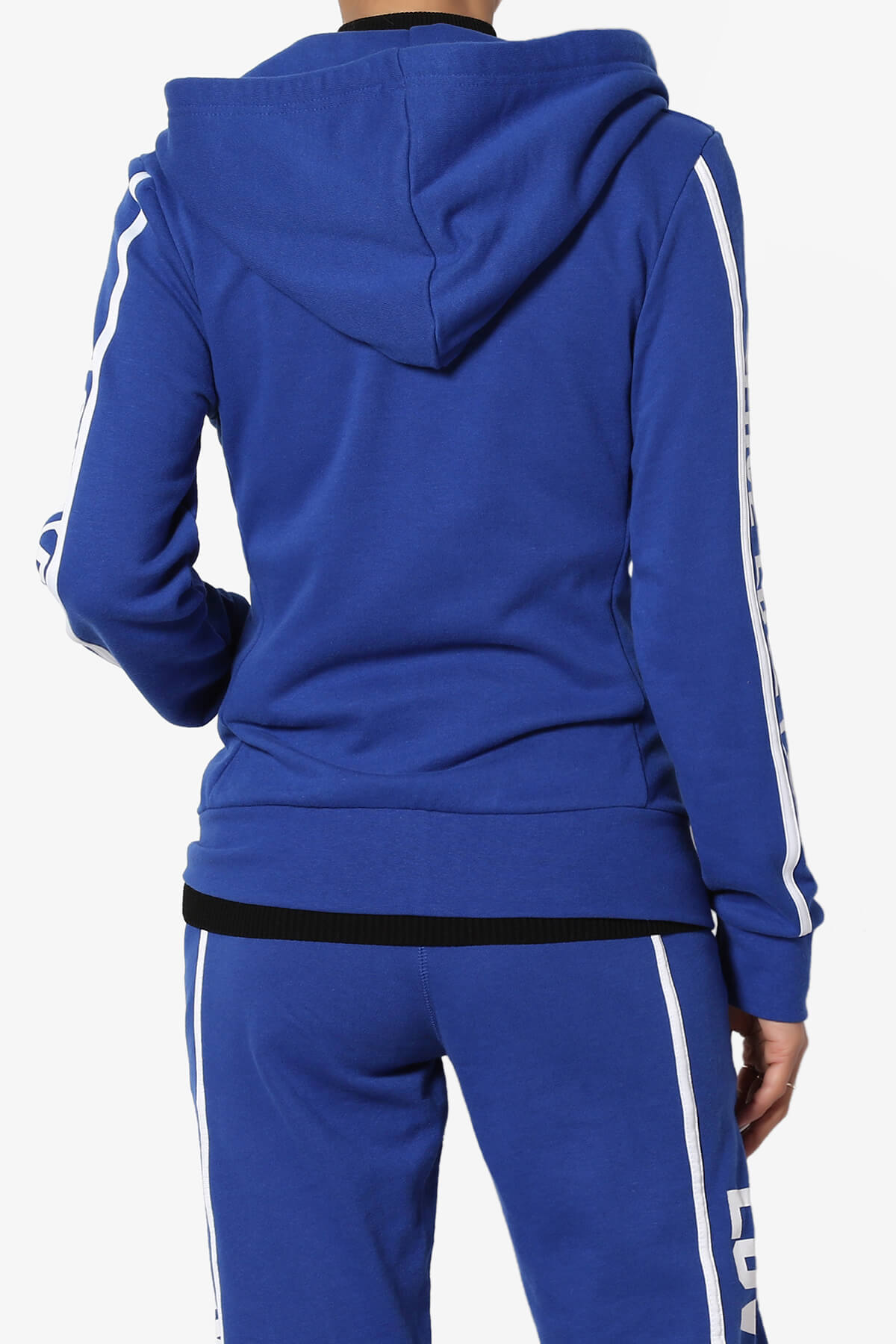 Shawnee Love Zip-Up Hoodie Jacket ROYAL BLUE_2