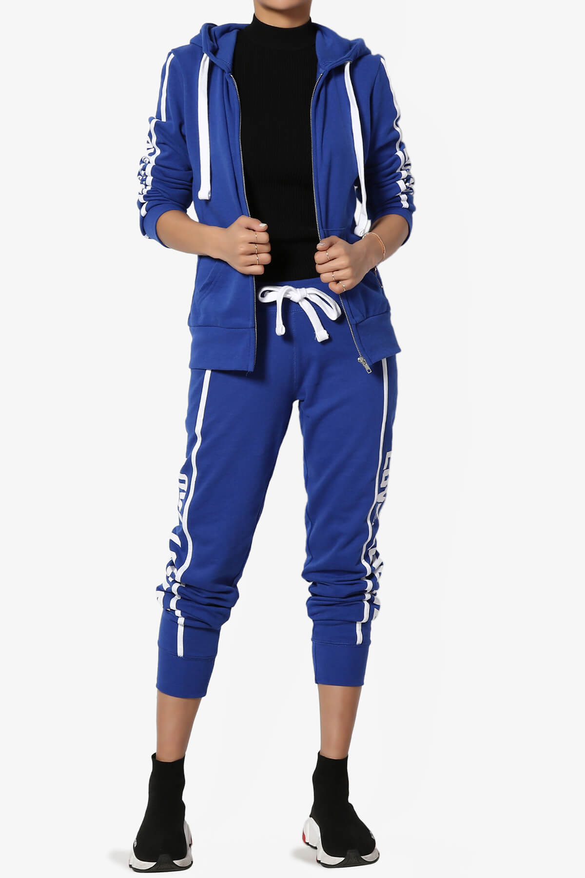 Shawnee Love Zip-Up Hoodie Jacket ROYAL BLUE_6