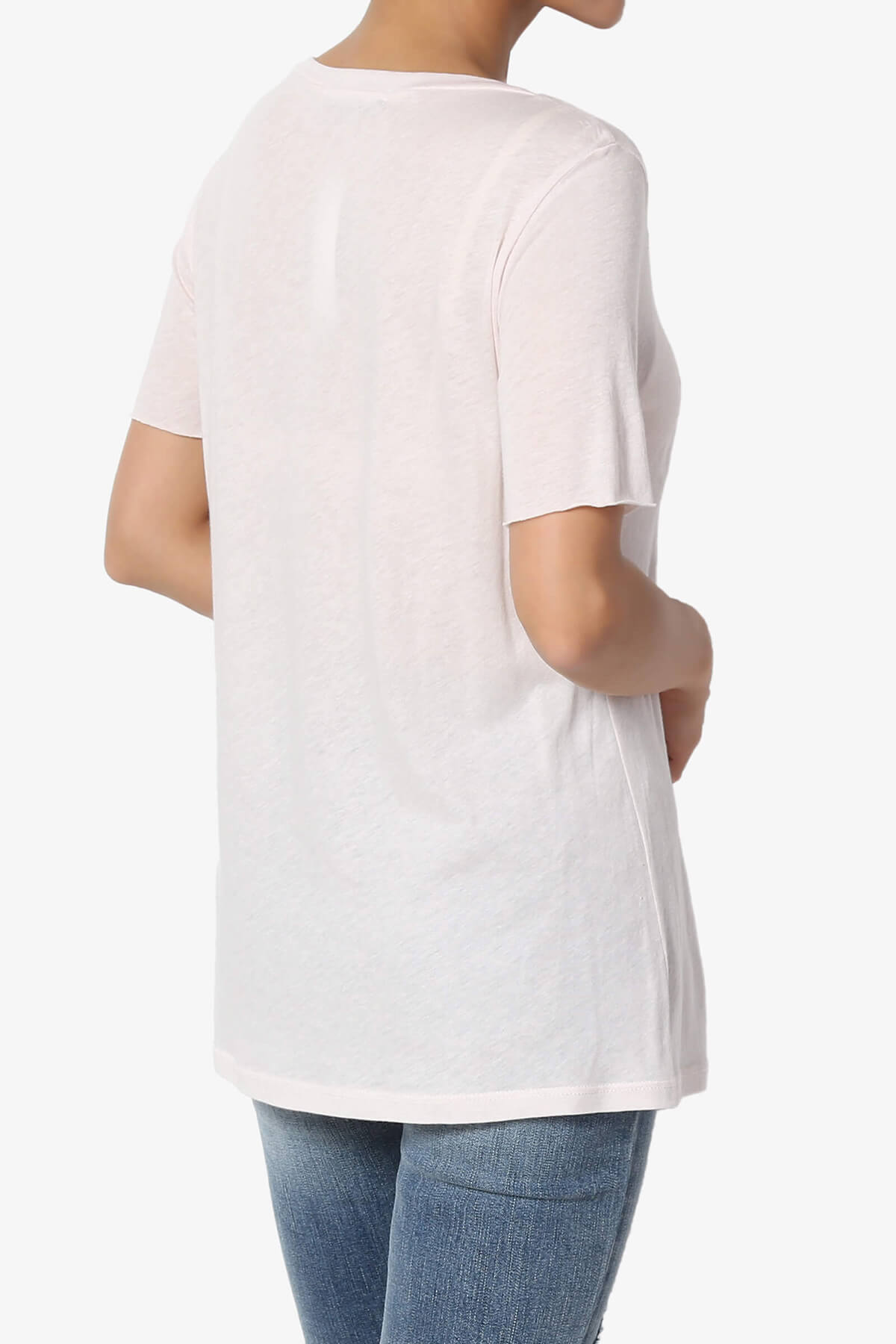 Born On The Beach Short Sleeve Tee LIGHT PINK_4