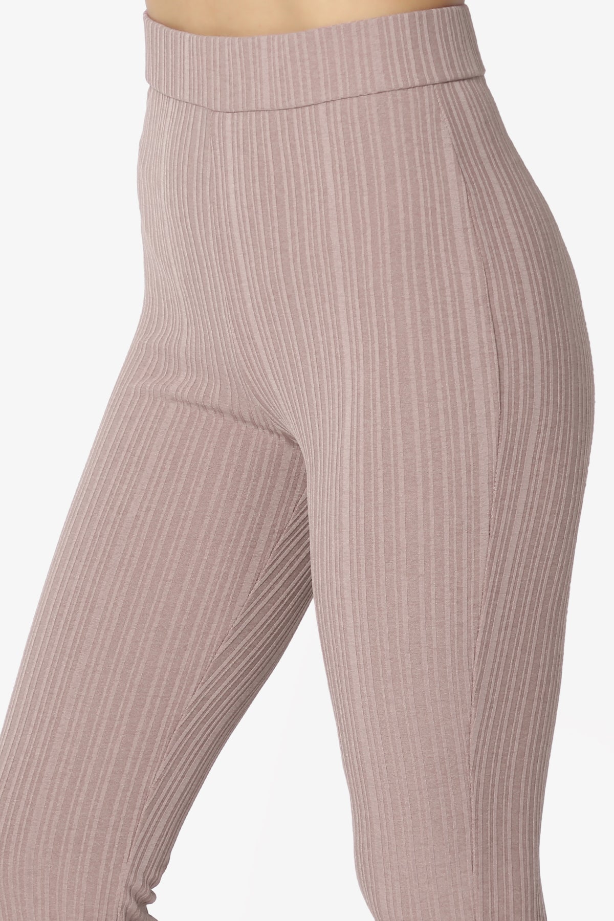 Lotto Rib High Rise Flared Pants