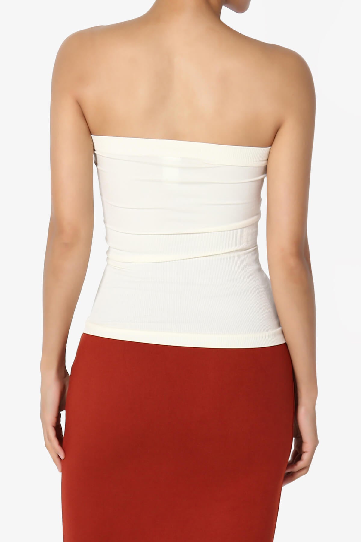 Ellenie Strapless Sealmess Tube Top CREAM_2