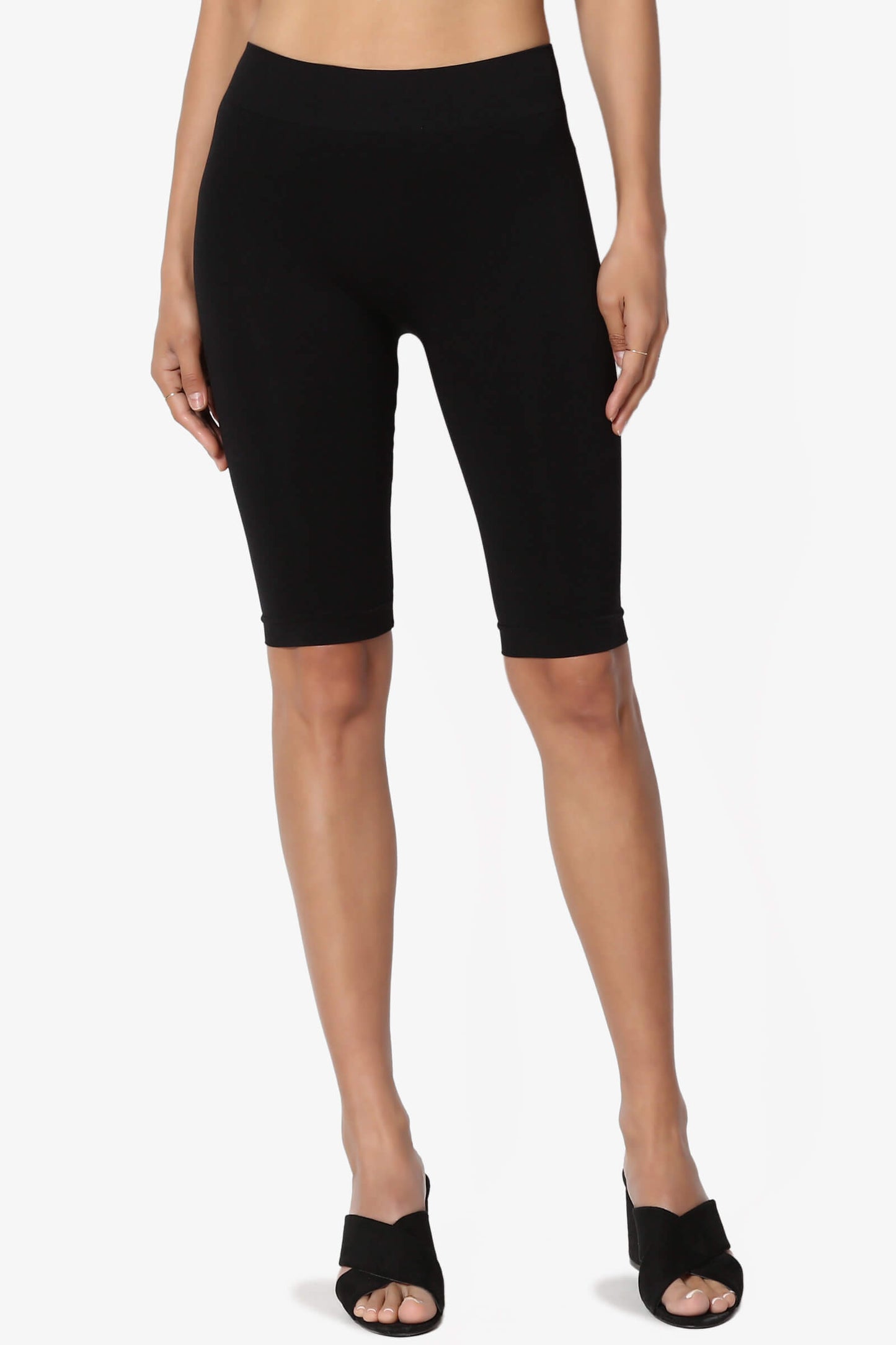Tivoli Seamless Bermuda Short Leggings BLACK_1