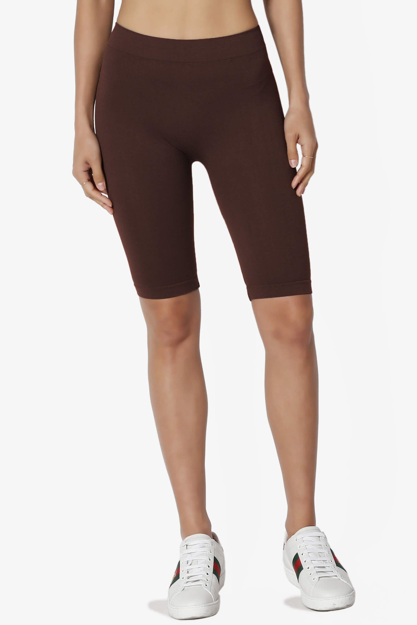 Tivoli Seamless Bermuda Short Leggings BROWN_1