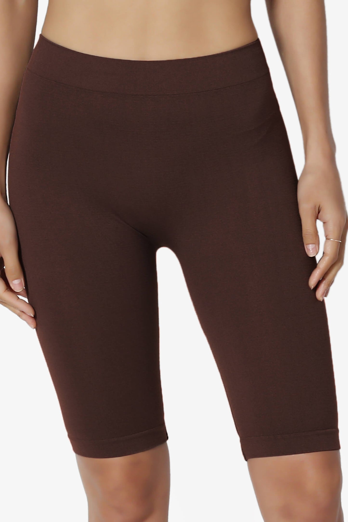Tivoli Seamless Bermuda Short Leggings BROWN_2