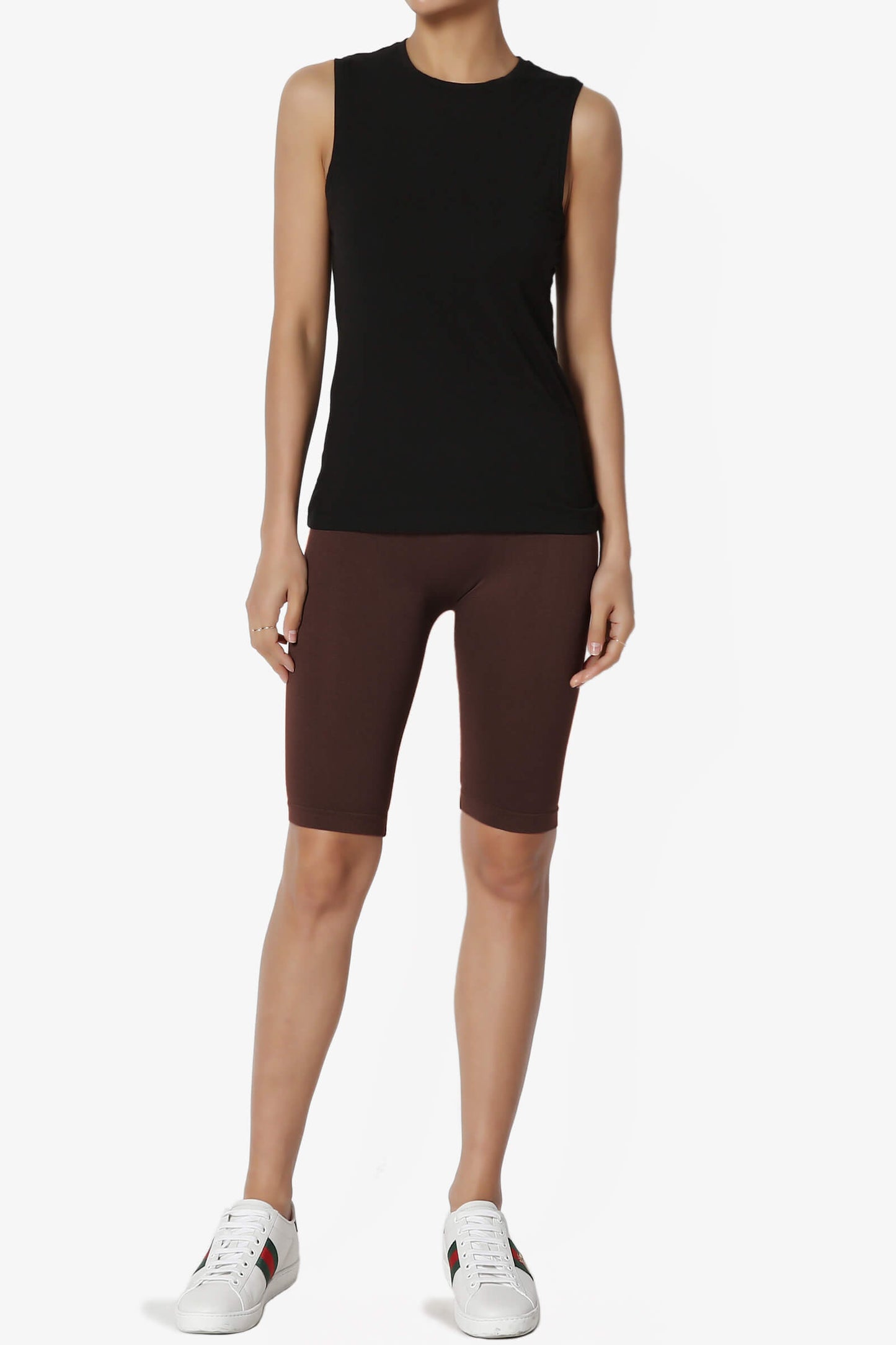 Tivoli Seamless Bermuda Short Leggings BROWN_6