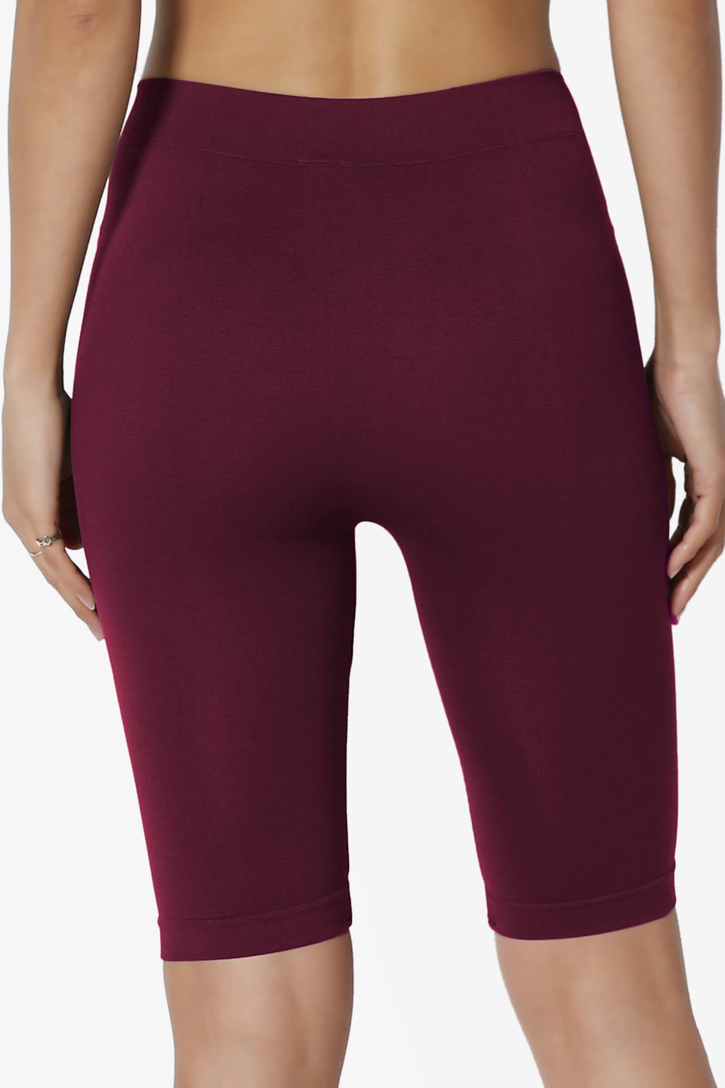 Tivoli Seamless Bermuda Short Leggings BURGUNDY_3