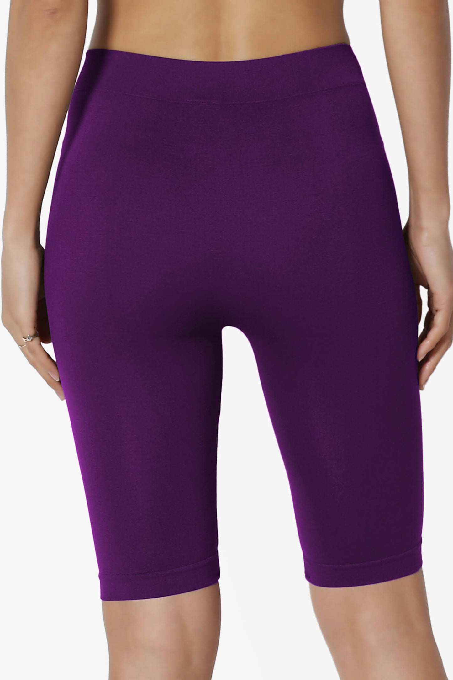 Tivoli Seamless Bermuda Short Leggings DARK PURPLE_3