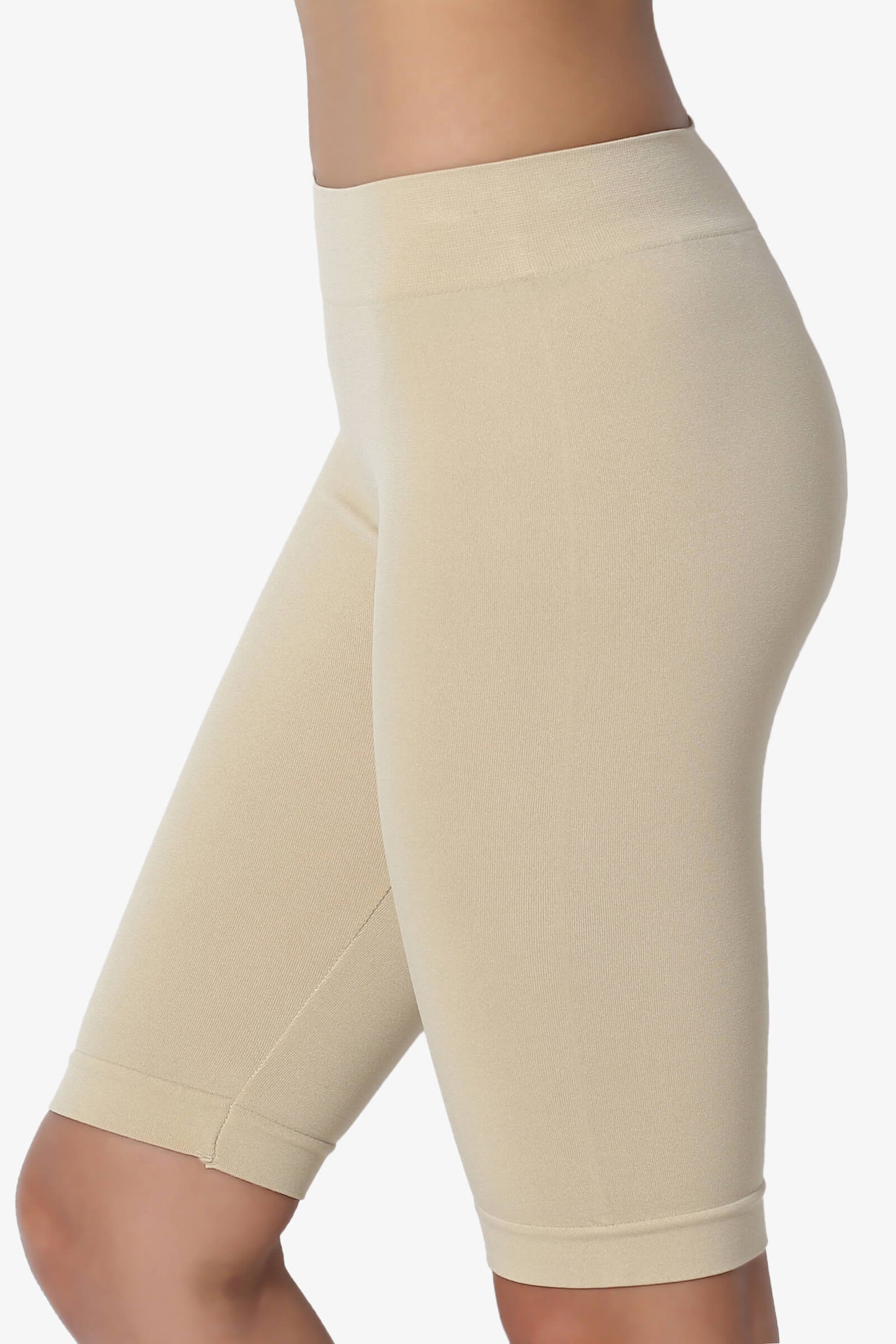 Tivoli Seamless Bermuda Short Leggings KHAKI_5