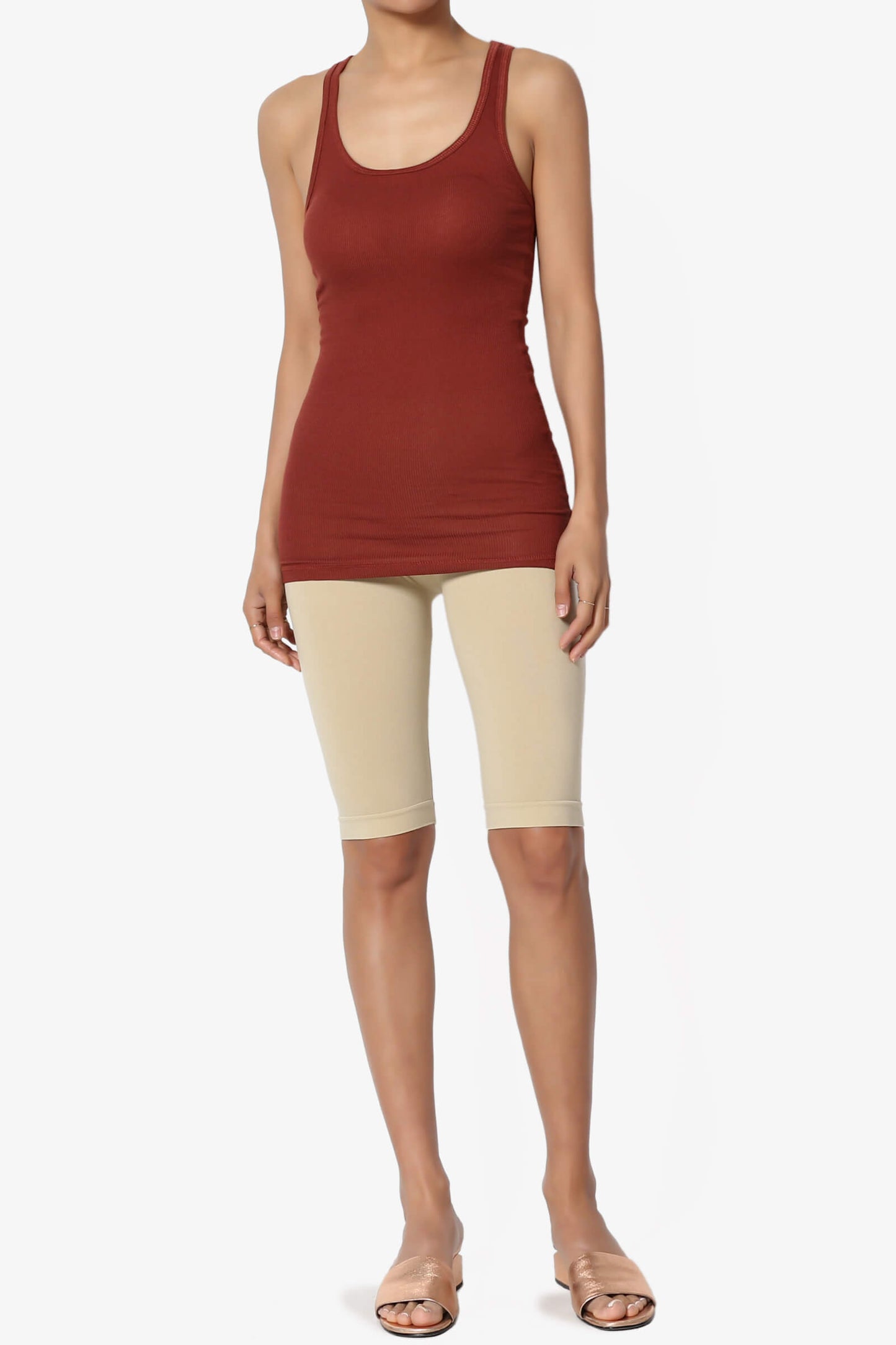 Tivoli Seamless Bermuda Short Leggings KHAKI_6