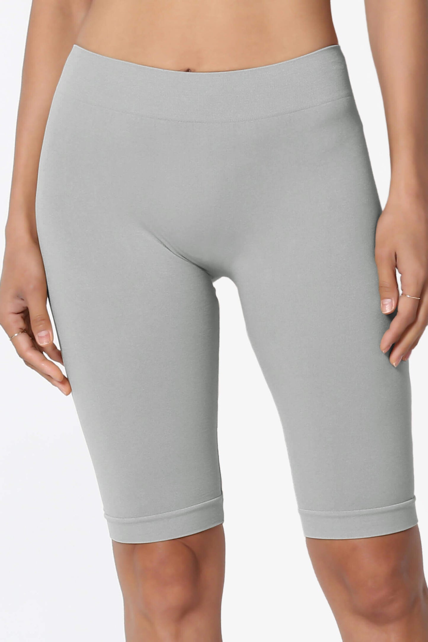 Tivoli Seamless Bermuda Short Leggings LIGHT GREY_2